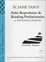 WPPI Level II-A and II-B Solo Rep & Reading Preliminaries II-B/Vol. 3